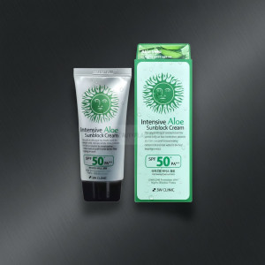 3W Clinic Intensive Aloe Sunblock Cream SPF 50+ PA+++ 70ml