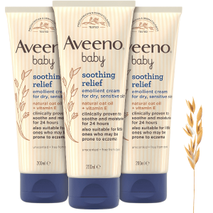 Aveeno Baby Soothing Relief Emollient Cream For Dry & Sensitive Skin